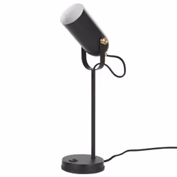 Desk Lamp TYRIA Adjustable Metal Black