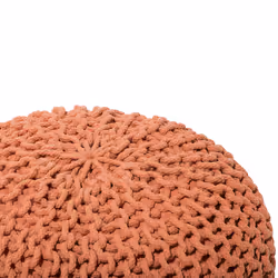 Pouffe CONRAD Cotton Copper 40 cm 40 cm 25 cm