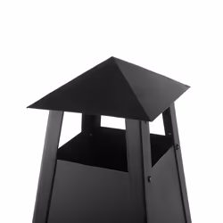 Fire Pit YASUR Metal Black