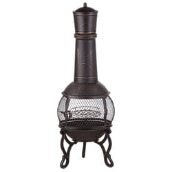 Grill Fire Pit TACORA Metal Black