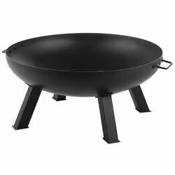 Fire Pit SEMPU Metal Black