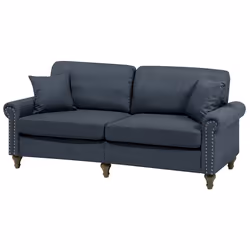 Sofa OTRA Fabric Dark Grey 3 Seater