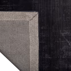 Viscose Rug 200 x 200 cm Grey and Black ERCIS