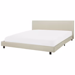 Bed Fabric ALBI 180 x 200 cm (EU Super King) Beige