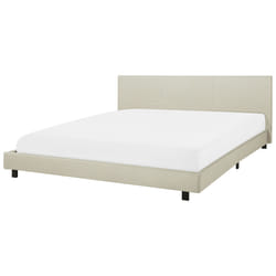 Bed Fabric ALBI 180 x 200 cm (EU Super King) Beige