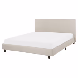 Bed Fabric ALBI 160 x 200 cm (EU King Size) Beige