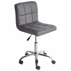 Desk Chair Swivel MARION Light Grey