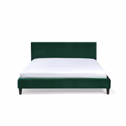 Bed Velvet FITOU 160 x 200 cm (EU King Size) Dark Green