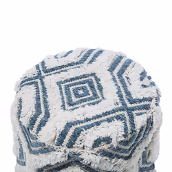 Footstool AGRA Wool White