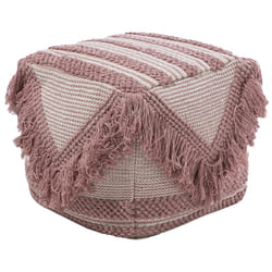 Pouffe KOCHI Pink 44 cm 42 cm