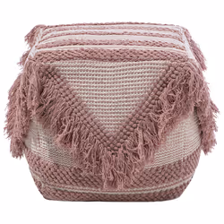 Pouffe KOCHI Pink 44 cm 42 cm