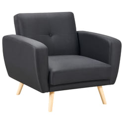 Recliner Chair FLORLI Fabric Black