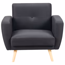 Recliner Chair FLORLI Fabric Black