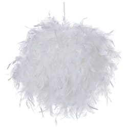 Feather Pendant Lamp White DRAVA