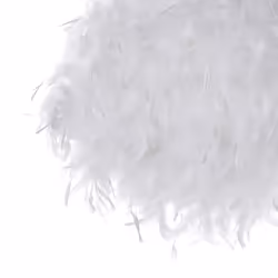 Feather Pendant Lamp White DRAVA