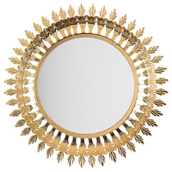Wall Mirror VOREY 60 cm 60 cm Metal Gold