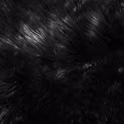 Faux Sheepskin Rug Black MUNGO