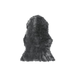 Faux Sheepskin Rug Grey MUNGO