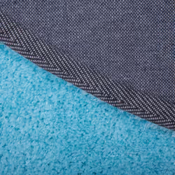 Shaggy Round Rug Ã¸ 140 cm Blue DEMRE - Additional view 2