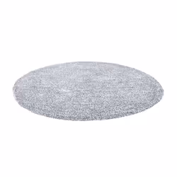 Shaggy Round Rug ø 140 cm Salt and Pepper DEMRE