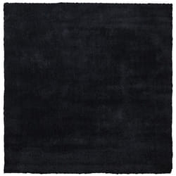 Shaggy Area Rug 200 x 200 cm Black DEMRE