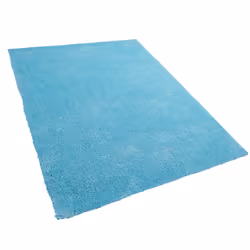 Shaggy Area Rug 140 x 200 cm Blue DEMRE