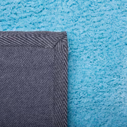 Shaggy Area Rug 140 x 200 cm Blue DEMRE