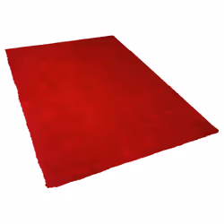 Shaggy Area Rug 140 x 200 cm Red DEMRE