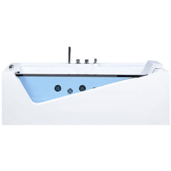 Corner Hot Tub with LED MARQUIS 1800 x 900 mm White
