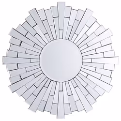 Wall Mirror VIRE 70 cm 70 cm Silver