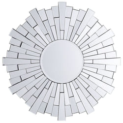 Wall Mirror VIRE 70 cm 70 cm Silver