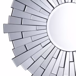 Wall Mirror VIRE 70 cm 70 cm Silver