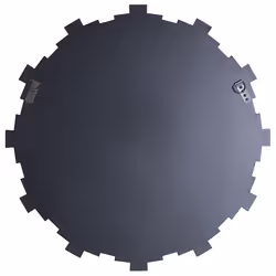 Wall Mirror VIRE 70 cm 70 cm Silver - Additional view 4