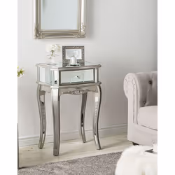 Console Table SOMMA Mirrored Silver