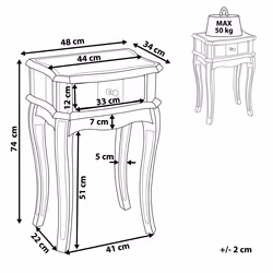 Console Table SOMMA Mirrored Silver