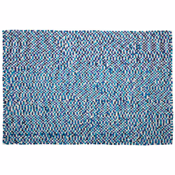 Felt Ball Rug 160 x 230 cm Multicolour Blue AMDO