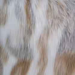 Faux Fur Footstool Multicolour TEXAS