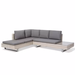 Beliani LANCIANO Rattan Garden Sofa Set | Outdoor Seating Set
