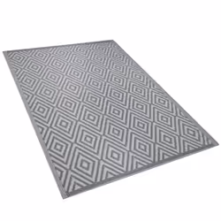 Outdoor Rug 120 x 180 cm Grey SIKAR
