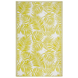 Outdoor Area Rug 120 x 180 cm Yellow KOTA