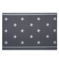 Outdoor Rug LATUR 120 x 180 cm Dark Grey