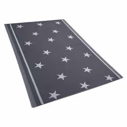 Outdoor Rug LATUR 120 x 180 cm Dark Grey