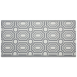 Outdoor Rug BIDAR 90 x 180 cm Grey Reversible