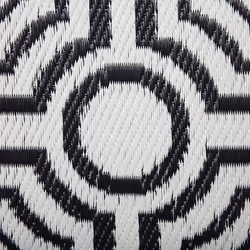 Outdoor Rug BIDAR 90 x 180 cm Black Reversible