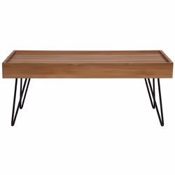 Coffee Table WELTON Dark Brown