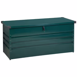 Storage Box CEBROSA Metal 132 cm 62 cm Dark Green