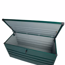 Storage Box CEBROSA Metal 132 cm 62 cm Dark Green - Additional view 4