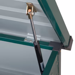 Storage Box CEBROSA Metal 132 cm 62 cm Dark Green - Additional view 5