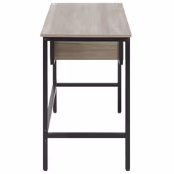 Home Office Desk GRANT Light Brown 120 cm 48 cm with Storage - Additional view 4