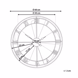 Wall Clock WIKON 60 cm Metal Multicolour